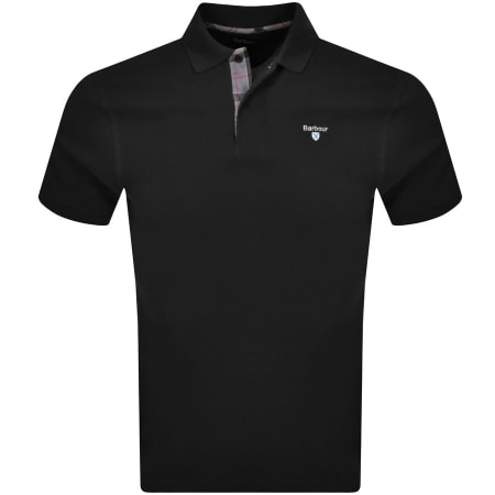 Barbour Marlton Polo T Shirt Black Mainline Menswear